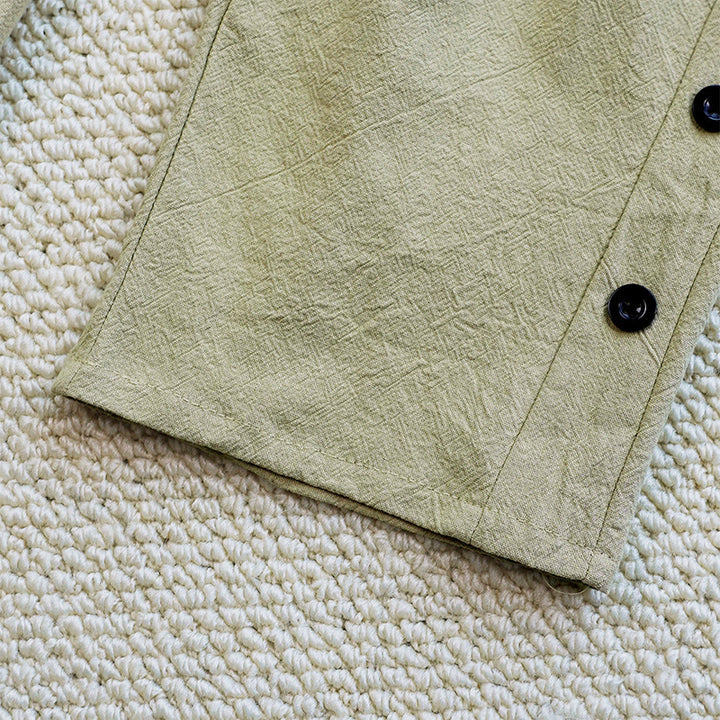 Pantalones de lino y algodón con cordón ajustable para mujer, con diseño de patchwork liso de verano y bolsillos, con Buddha Stones - image 30