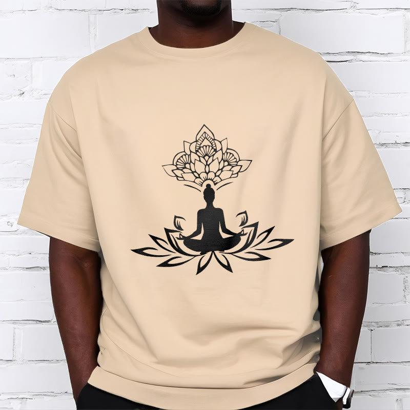 Camiseta de Buda con Buddha Stones, flor de loto y meditación - image 9
