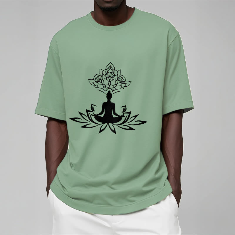 Camiseta de Buda con Buddha Stones, flor de loto y meditación - image 16