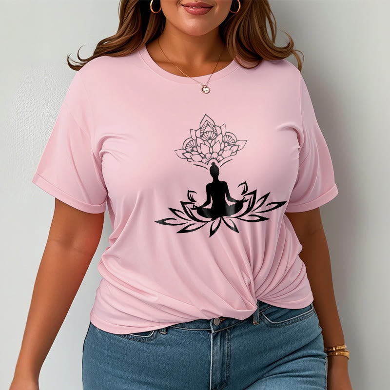 Camiseta de Buda con Buddha Stones, flor de loto y meditación - image 14
