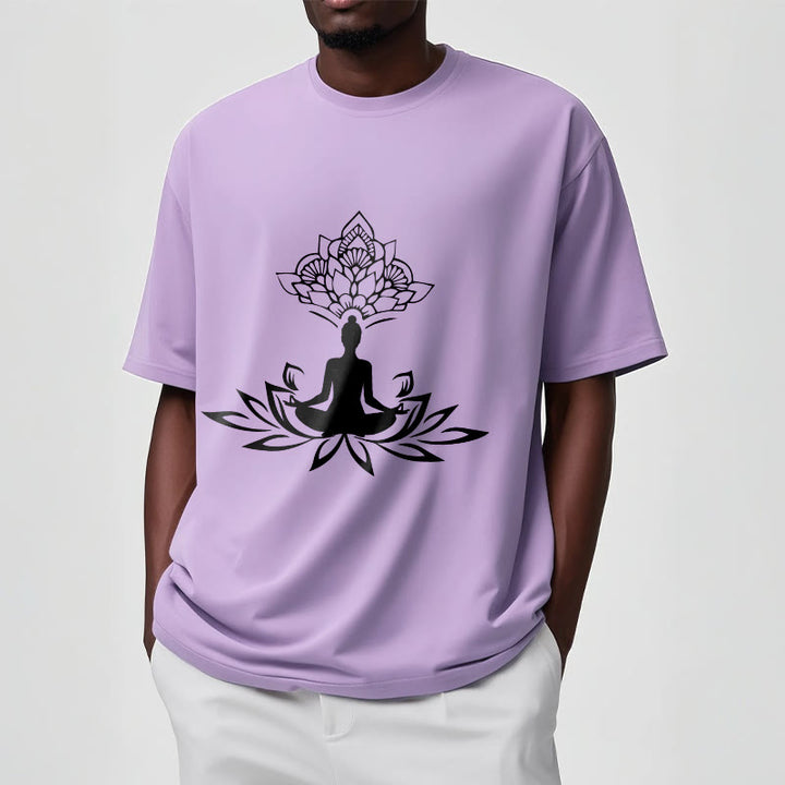 Camiseta de Buda con Buddha Stones, flor de loto y meditación - image 17