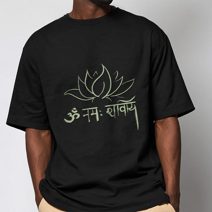 Camiseta con Buddha Stones, loto, sánscrito, Namah Shivaya - image 7