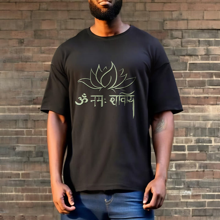 Camiseta con Buddha Stones, loto, sánscrito, Namah Shivaya - image 9