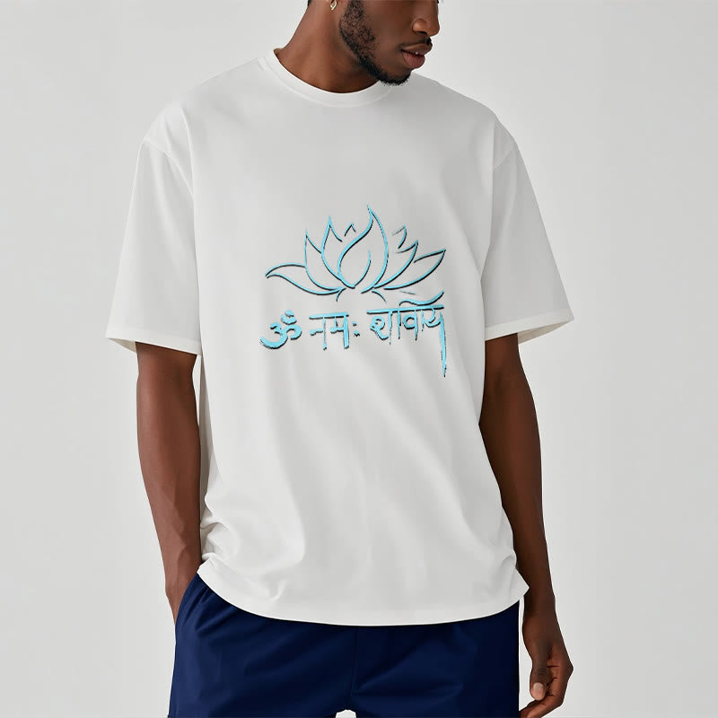Camiseta con Buddha Stones, loto, sánscrito, Namah Shivaya - image 4