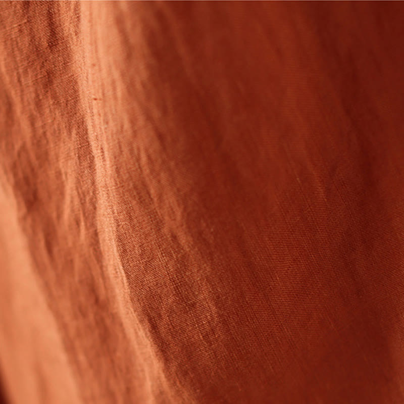 Pantalones anchos de Buddha Stones y algodón para mujer, informales, con diseño de arrugas y cordón ajustable, de 9 pulgadas de largo, con bolsillos. - image 7