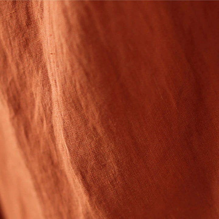 Pantalones anchos de Buddha Stones y algodón para mujer, informales, con diseño de arrugas y cordón ajustable, de 9 pulgadas de largo, con bolsillos. - image 7