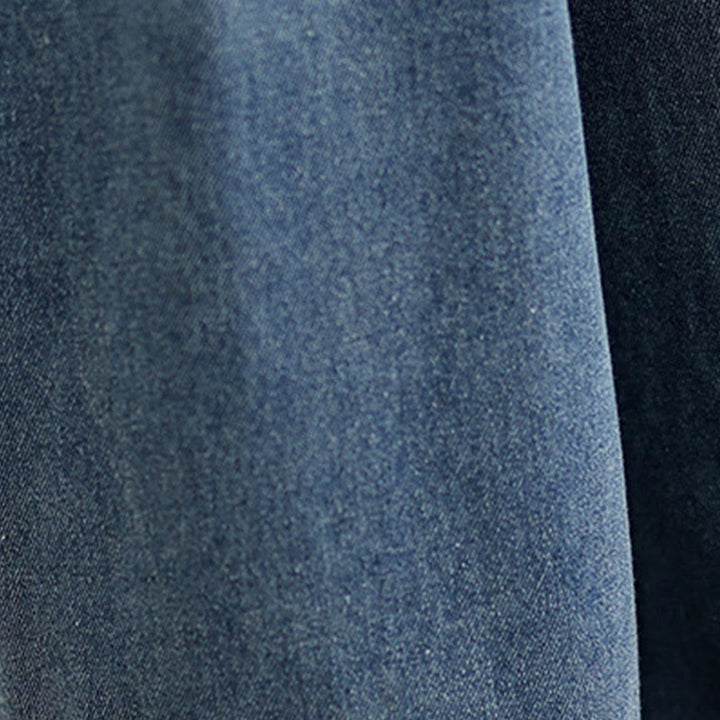 Pantalones de pierna ancha para mujer con diseño desgastado vintage de Buddha Stones Fall, cintura alta y bolsillos - image 8