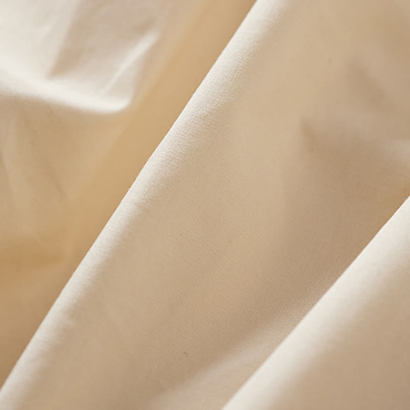 Falda de algodón para mujer con diseño irregular informal de verano con Buddha Stones y bolsillos - image 6