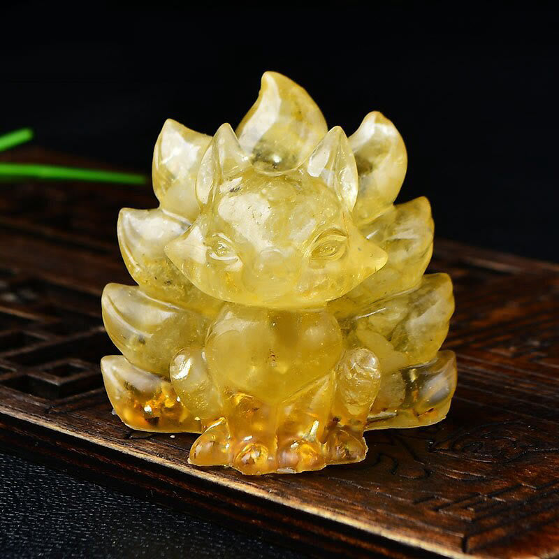 Buddha Stones naturales, varios cristales, cuarzo fresa, amatista, zorro de nueve colas, protección, decoración del hogar