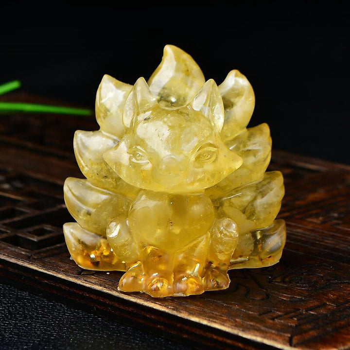 Buddha Stones naturales, varios cristales, cuarzo fresa, amatista, zorro de nueve colas, protección, decoración del hogar