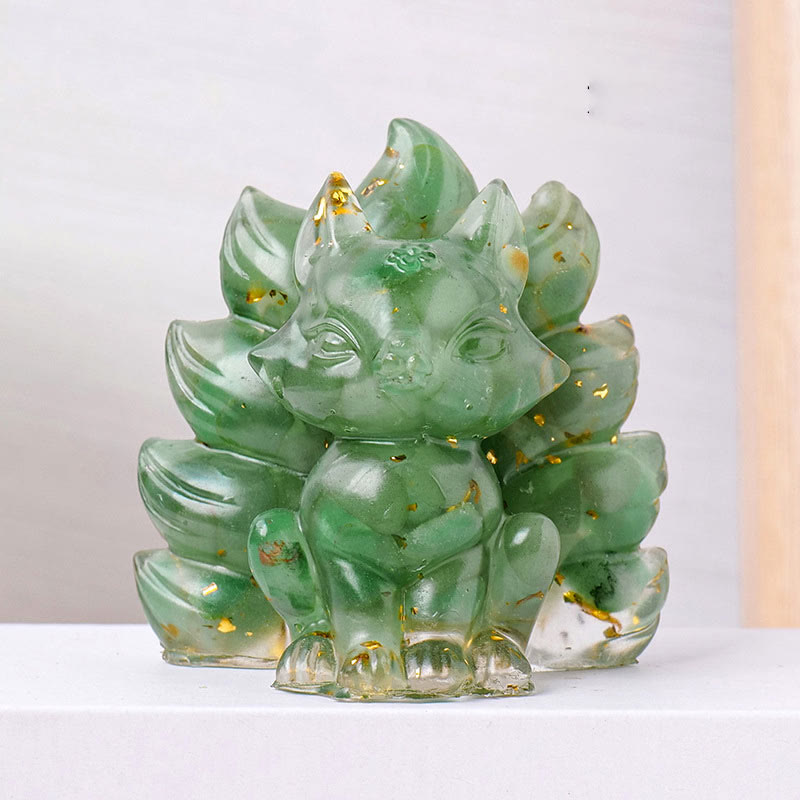Buddha Stones pequeñas, varias piedras, cuarzo fresa, amatista, aventurina verde, zorro de nueve colas, curación, decoración del hogar