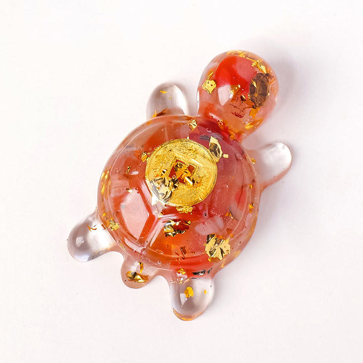 Buddha Stones pequeñas, varios cristales, aventurina verde, amatista, tortuga, monedas de cobre, suerte, decoración del hogar - Ágata roja 5*3cm - image 8