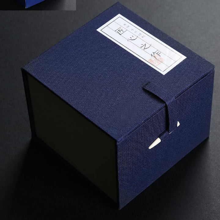 Taza de té de cerámica con diseño de Buddha Stones, hecha a mano, con diseño de pez koi, loto, dragón y fénix, del zodiaco chino, 12 piezas, 70 ml - Caja de regalo (solo caja) - image 28