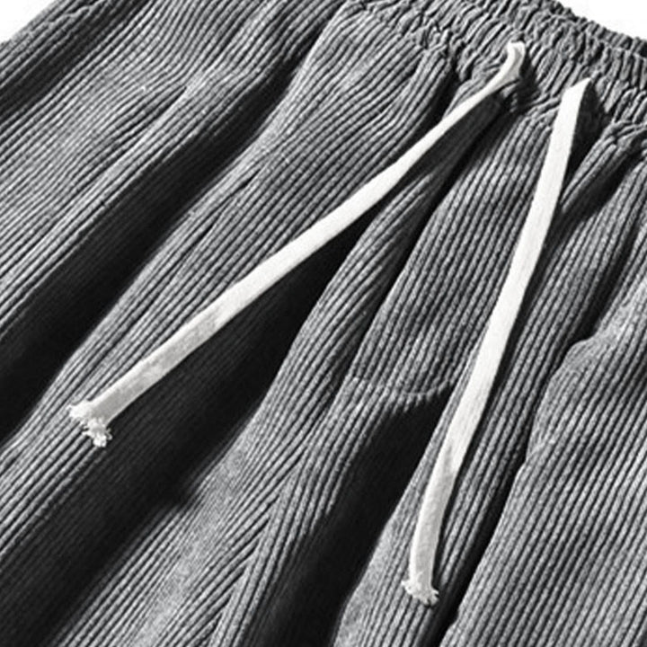 Pantalones bombachos casuales de algodón liso con bolsillos para hombre de Buddha Stones - image 20