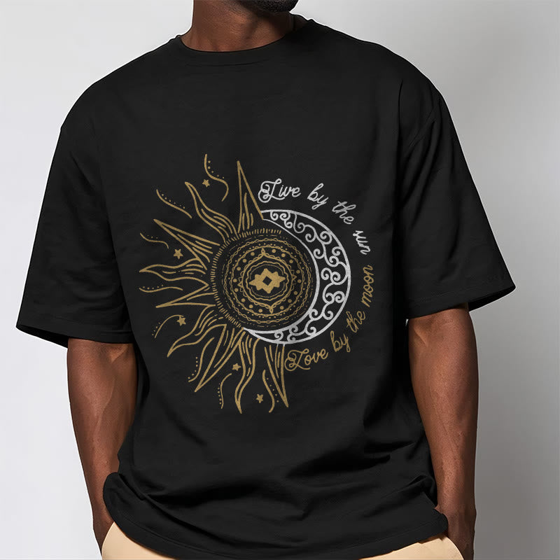 Camiseta " Buddha Stones, vive al sol, ama a la luna" - image 1