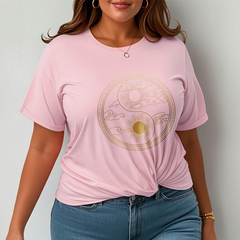 Camiseta con Buddha Stones, Yin Yang, sol y nubes auspiciosas - image 17