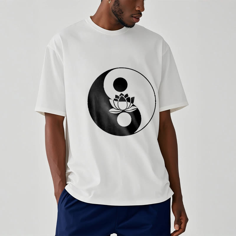 Camiseta con Buddha Stones, flor de loto y yang - image 1