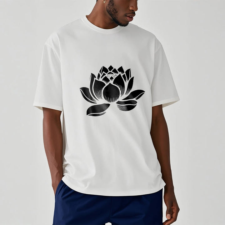 Camiseta con diseño de flor de loto y Buddha Stones - image 9