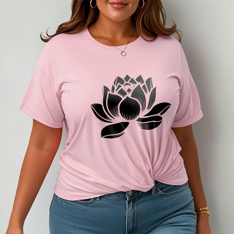 Camiseta con diseño de flor de loto y Buddha Stones - image 14