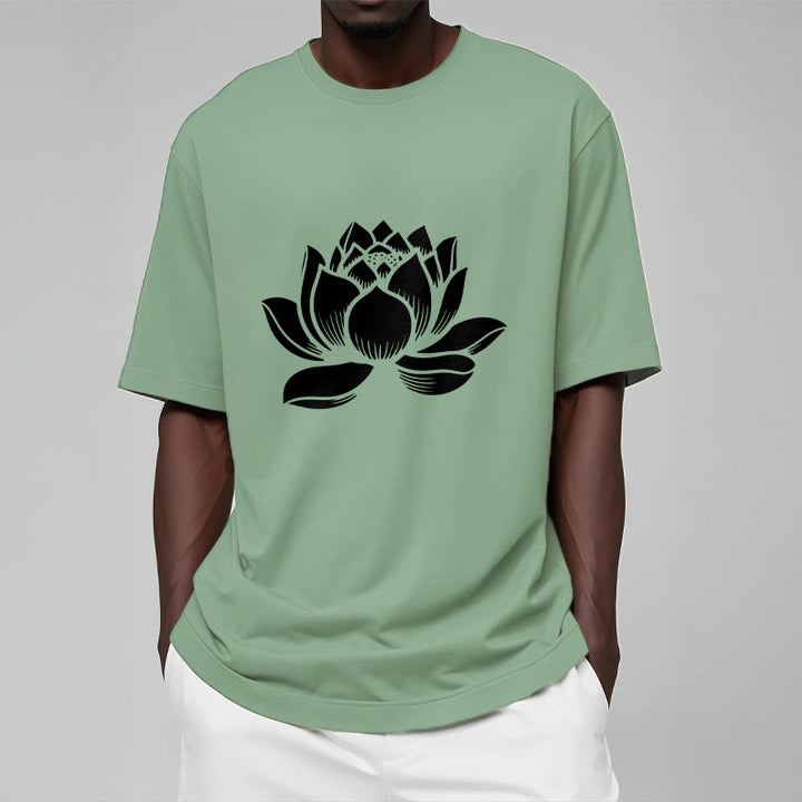 Camiseta con diseño de flor de loto y Buddha Stones - image 16