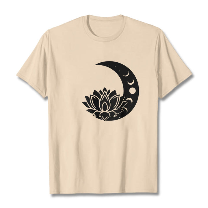 Camiseta con Buddha Stones, luna creciente, flor de loto y sol - Sopa de mariscos - 2XL - image 8