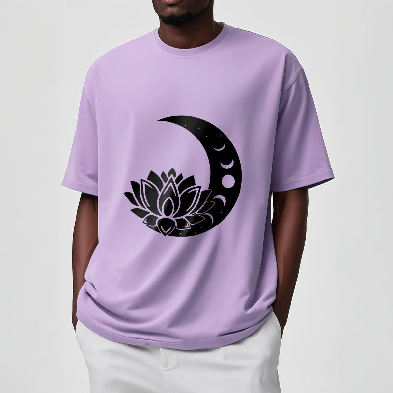 Camiseta con Buddha Stones, luna creciente, flor de loto y sol - image 18