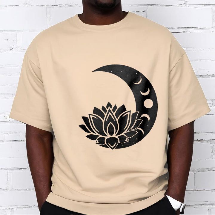 Camiseta con Buddha Stones, luna creciente, flor de loto y sol - image 9