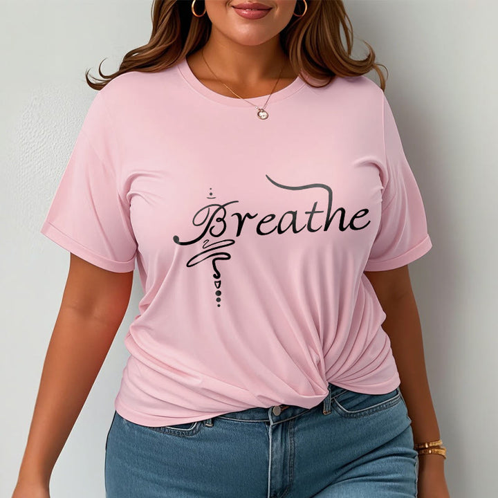 Camiseta con la palabra "Boutique Stones Breathe" de Buddha Stones - image 14