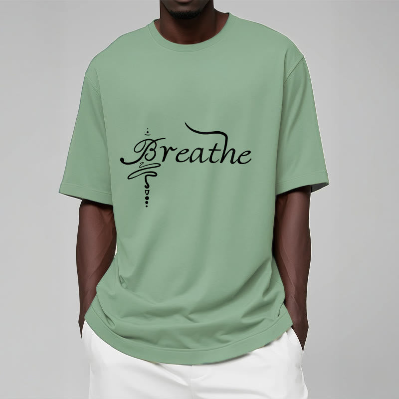 Camiseta con la palabra "Boutique Stones Breathe" de Buddha Stones - image 16