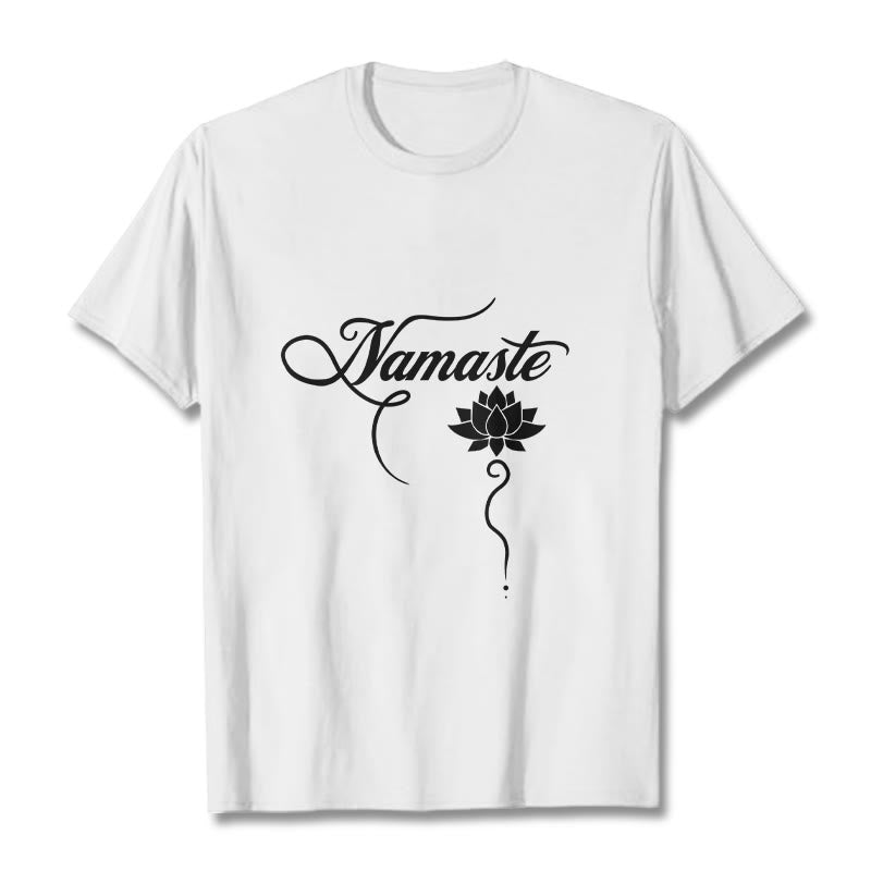 Camiseta Buddha Stones HELLO Hindi Lotus - Blanco - 2XL - image 8