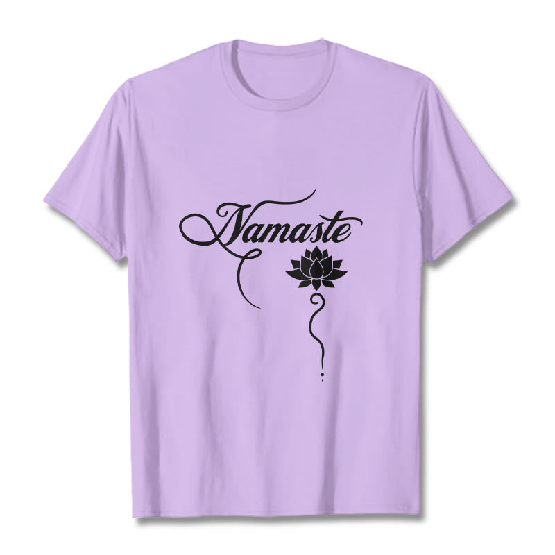 Camiseta Buddha Stones HELLO Hindi Lotus - Ciruela - 2XL - image 16