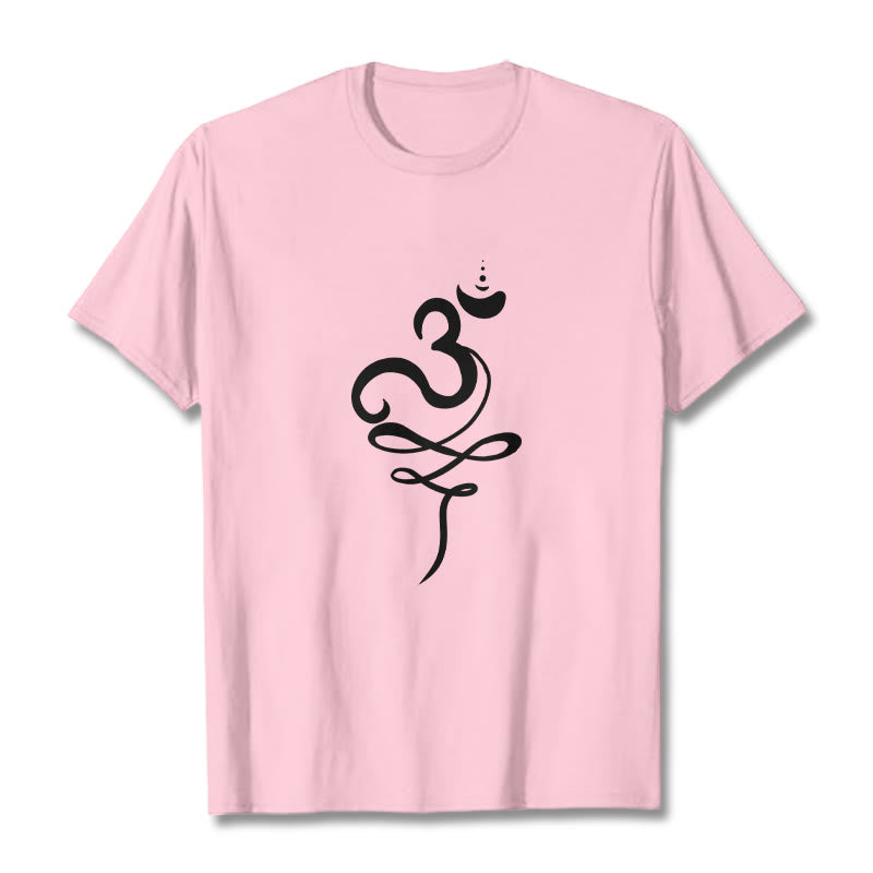 Camiseta Buddha Stones OM Sanskrit - rosa claro - 2XL - image 12