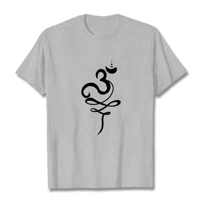 Camiseta Buddha Stones OM Sanskrit - Gris claro - 2XL - image 20