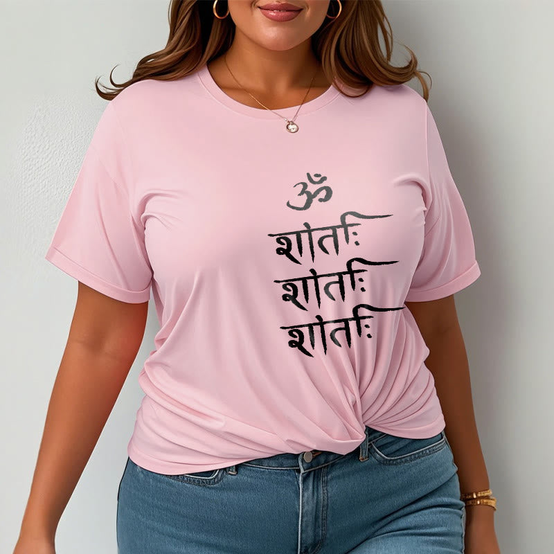 Camiseta con estampado sánscrito OM MANTRA de Buddha Stones - image 14