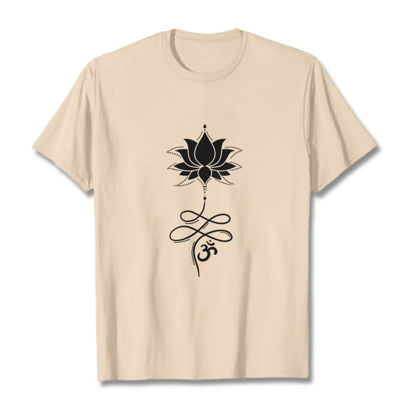 Camiseta sánscrita Buddha Stones Lotus OM - Sopa de mariscos - 2XL - image 8