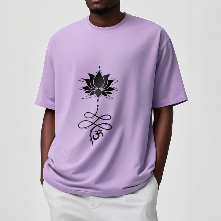 Camiseta sánscrita Buddha Stones Lotus OM - image 17