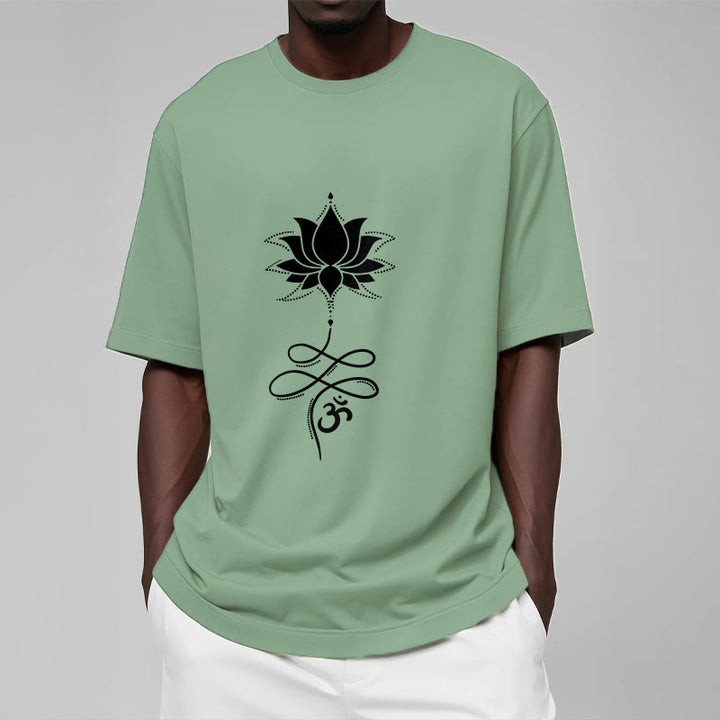 Camiseta sánscrita Buddha Stones Lotus OM - image 15