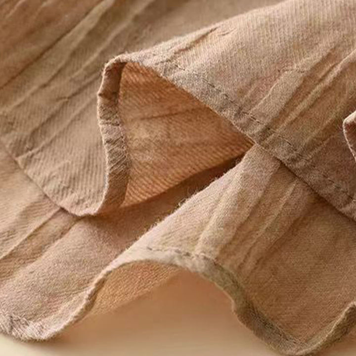 Vestido midi informal de acrílico sin mangas con bolsillos y cordón ajustable en la cintura, hecho a mano, con Buddha Stones - image 3