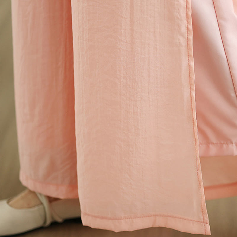 Pantalones anchos de algodón y lino con diseño vintage de Buddha Stones para mujer, con bolsillos - image 6