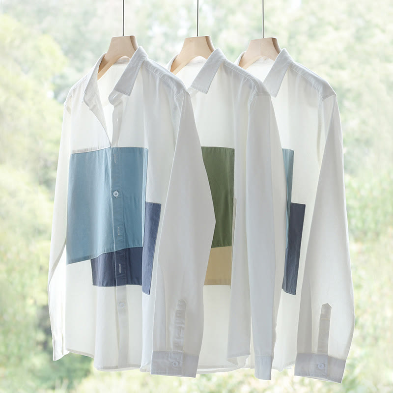 Camisa de Buddha Stones de primavera y contraste de color - image 15