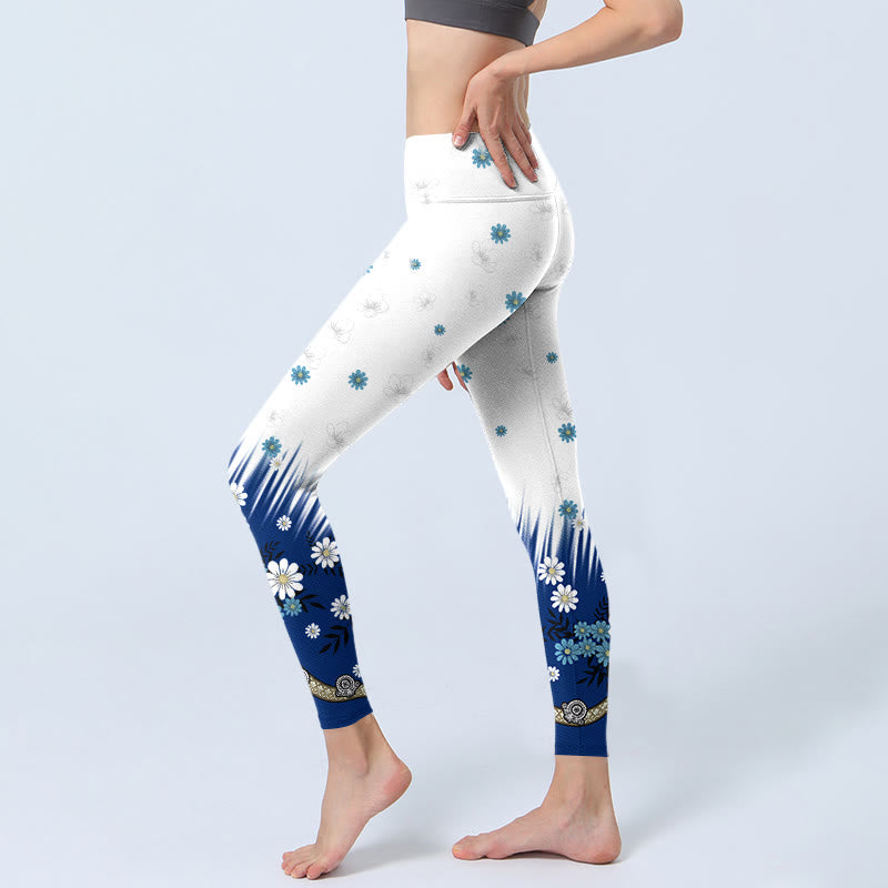 Leggings de yoga para mujer con estampado de Buddha Stones - image 2