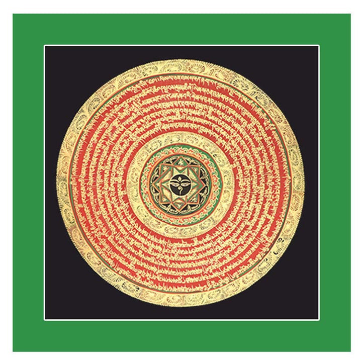 Caja ciega hecha a mano con Buddha Stones, pintura tibetana Thangka, escritura de las Seis Palabras Verdaderas (estilo aleatorio) - image 10