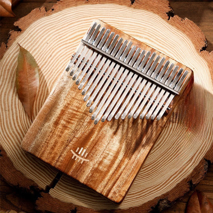 Kalimba Buddha Stones de 21 teclas, piano de pulgar de madera de acacia, arce y sapeli, piano de dedo portátil