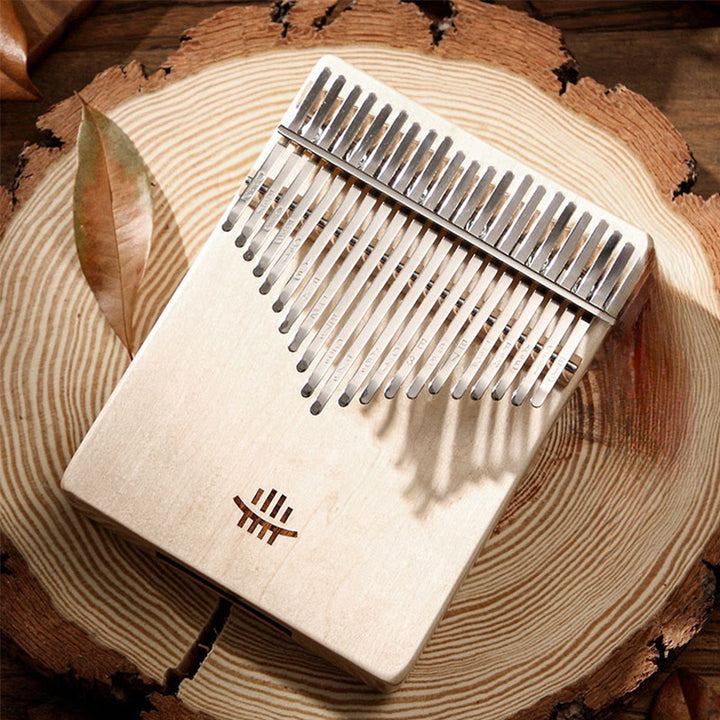 Kalimba Buddha Stones de 21 teclas, piano de pulgar de madera de acacia, arce y sapeli, piano de dedo portátil