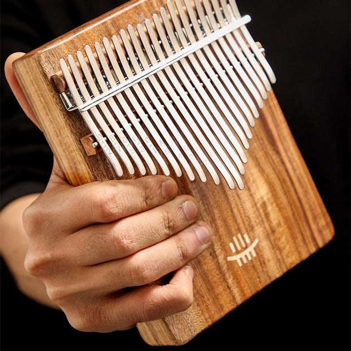 Kalimba Buddha Stones de 21 teclas, piano de pulgar de madera de acacia, arce y sapeli, piano de dedo portátil