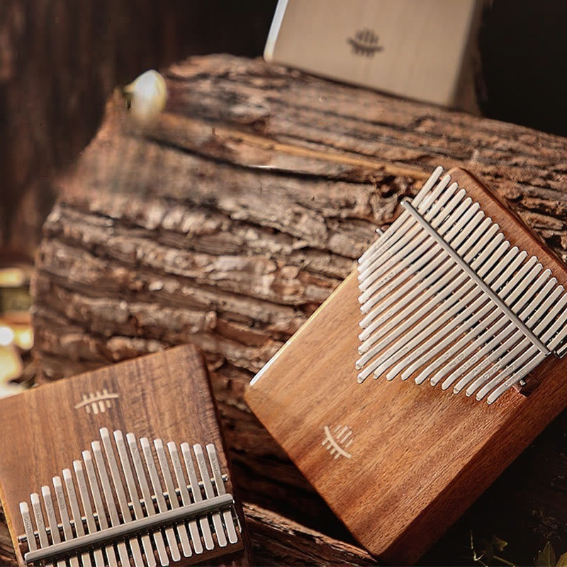 Kalimba Buddha Stones de 21 teclas, piano de pulgar de madera de acacia, arce y sapeli, piano de dedo portátil