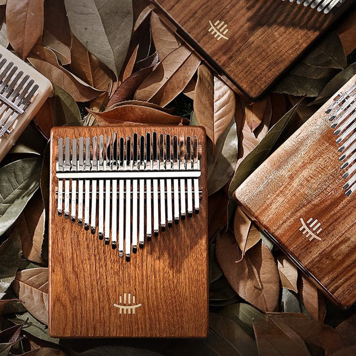 Kalimba Buddha Stones de 21 teclas, piano de pulgar de madera de acacia, arce y sapeli, piano de dedo portátil
