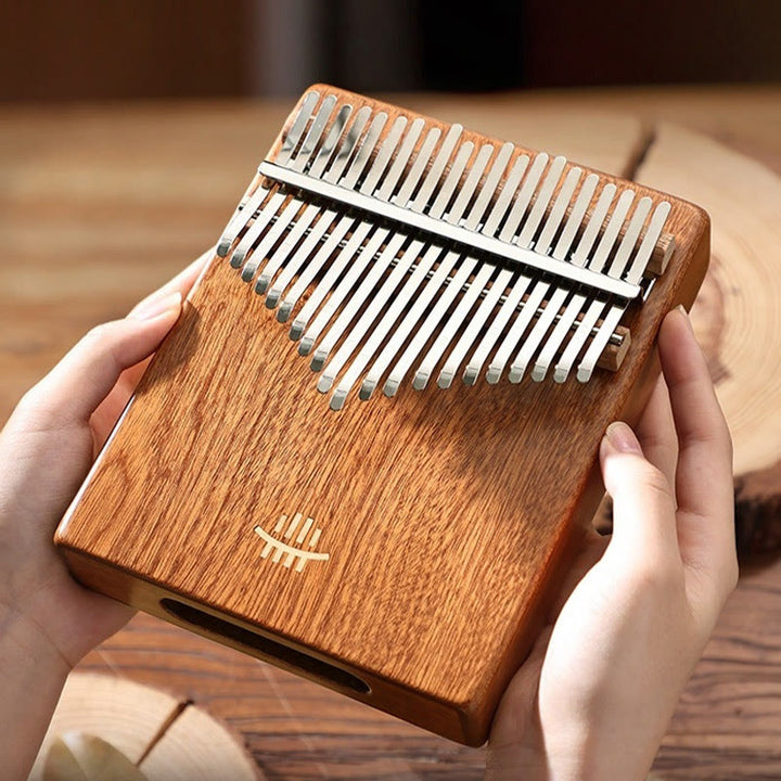 Kalimba Buddha Stones de 21 teclas, piano de pulgar de madera de acacia, arce y sapeli, piano de dedo portátil