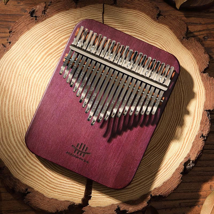 Kalimba Buddha Stones de 21 teclas, piano de pulgar de madera Peltogyne, piano de dedo portátil