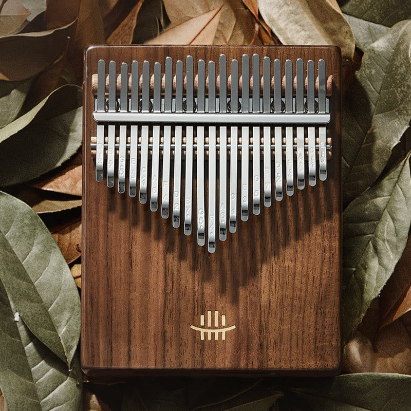 Piano de pulgar Kalimba de 21 teclas Buddha Stones, de nogal, portátil